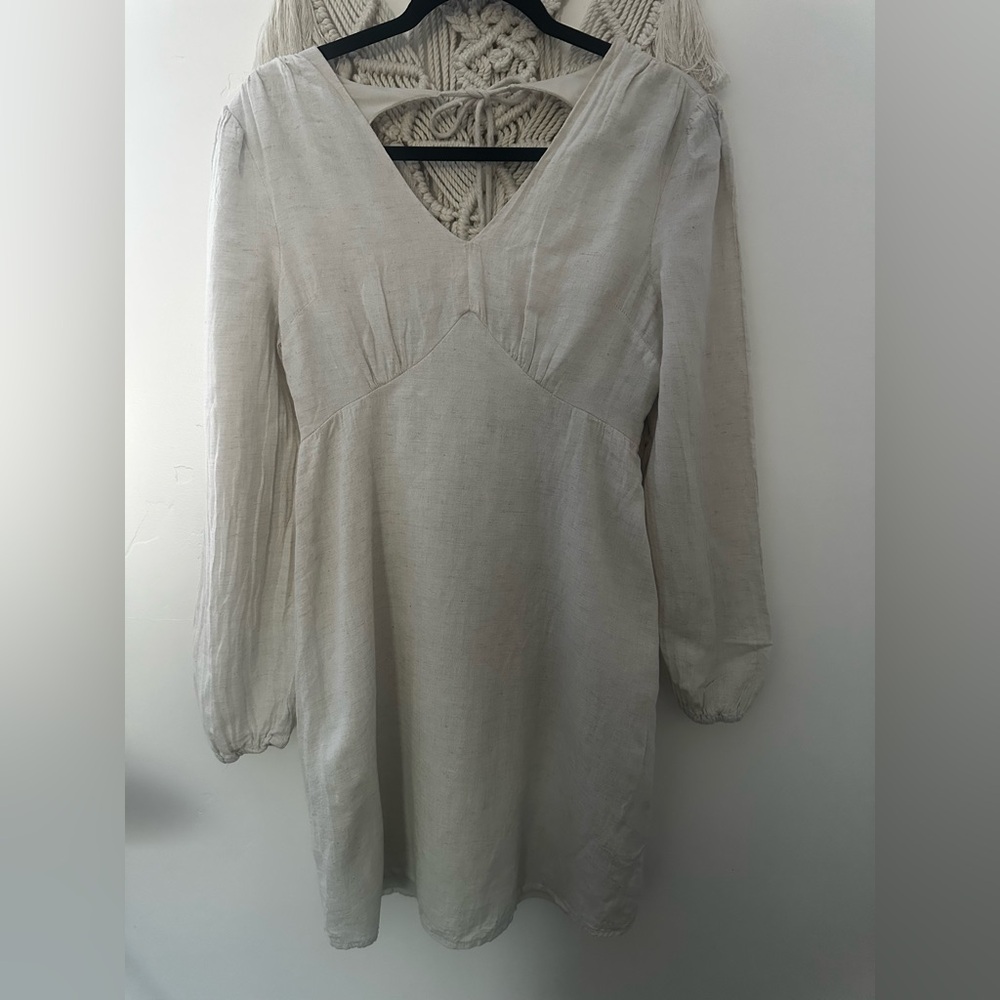 Sincerely Jules | cream oatmeal dress